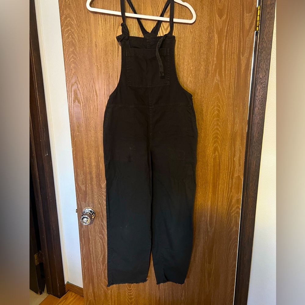 Grey/black aerie overalls